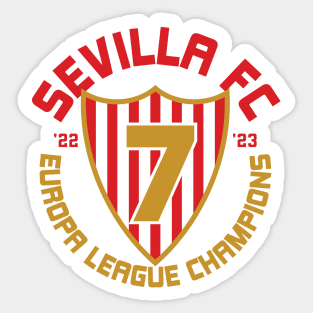 Sevilla Champs! Sticker